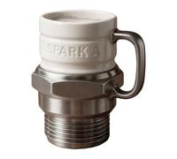 Tasse à bougie d'allumage, tasse à café amusante pour mécaniciens et amateurs de voiture, tasse créative pour atelier, bureau, garage, cadeau d'anniversaire et de Noël