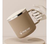 Tasse à Café 16.9oz Isolée Double Paroi Tasse à Café 16.9oz Isolée(Standard Lid Brown)
