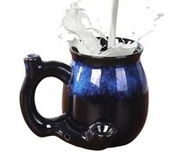 Tasse À Café - 380 Ml Avec Poignée Ergonomique Résistante À La Chaleur, Tasse En Céramique Pour Chocolat Chaud Avec Poignée | Émotionnel Pour Lait Chaud Froid Eau Glacée Jus Latte Thé Bière Whisky Pet
