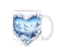 Tasse à café 3D - 400 ml en porcelaine créative pour San - Tasse à boisson décorative parfaite pour café, thé, boissons chaudes - cadeau d'amour idéal pour san, anniversaire, complet
