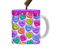 Tasse à café 3D - 400 ml en porcelaine créative pour San - Tasse à boisson décorative parfaite pour café, thé, boissons chaudes - cadeau d'amour idéal pour san, anniversaire, complet