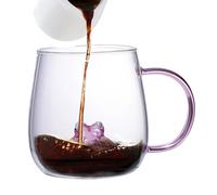 Tasse à café 3D Animal - 380 ml - Verre borosilicate transparent - Verres résistants à la chaleur pour bars, invités ou proches avec ces jolies tasses faciles à transporter et parfaites pour
