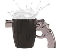 Tasse à café 3D en porcelaine avec poignée - 17 x 10,5 cm - Cadeau pour femme, enfant - Pour anniversaire, fête - Blanc