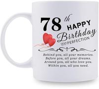 Tasse à café 78 ans pour maman, épouse, amie, sœur, collègue, collègue - Tasse 11 oz, j'ai 78 ans, j'ai 18 ans