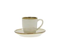 Tasse à Café 90CC avec Soucoupe Série Ivoire Concert