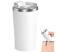 Tasse À Café À Agitation Magnétique Automatique - Tasse À Café Avec Couvercle | Tasse À Eau Portable, 400 Ml À Agitation Magnétique Automatique Pour Lait Et Cacao
