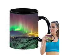 Tasse à café à changement de couleur personnalisée | Tasse à café en céramique à changement de couleur, tasse à changement de couleur sensible à la chaleur, tasse à changement de couleur pour