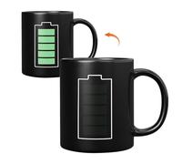Tasse à café à changement de couleur : tasse de chaleur en céramique à sublimation - une tasse qui change de couleur en réponse à une température de 300 ml. Contient des messages cachés. Une tasse à