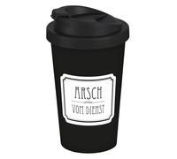 Tasse à café à emporter - Motif : cul du service - 400 ml