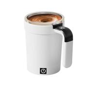 Tasse À Café À Mélange Automatique - Silicone + ABS, Tass Mélanger Portable 380 Ml | Tasse Rechargeable Auto-agitatrice Avec Affichage De La Température Pour Le Lait, Cacao, Café, Le Thé, Les
