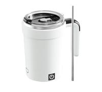 Tasse à café à mélange magnétique automatique - Tasse à thé de 380 ml avec affichage de la température | Tasse auto-sterling pratique pour les étudiants, les professionnels occupés, les amateurs de