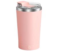 Tasse à café à mélanger magnétique automatique avec couvercle | 400 ml tasse à lait, tasse à eau pour café, lait, cacao et autres boissons