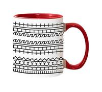 Tasse à café amusante, motif message caché, 325 ml, noir, cadeau fantaisie pour collègues de travail et amis (F)