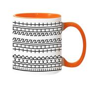 Tasse à café amusante, motif message caché, 325 ml, noir, cadeau fantaisie pour collègues de travail et amis (B)