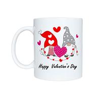 Tasse à café amusante pour les amoureux - 325 ml - Tasse à thé imprimée des deux côtés - Cadeau de Saint-Valentin pour petit ami ou petite amie