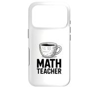 Tasse à café Amusante pour Professeur de mathématiques, calcul d'algèbre Coque pour iPhone 17 Pro