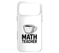 Tasse à café Amusante pour Professeur de mathématiques, calcul d'algèbre Coque pour iPhone 17 Pro Max