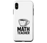 Tasse à café Amusante pour Professeur de mathématiques, calcul d'algèbre Coque pour iPhone XS Max