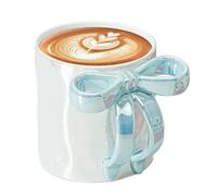 Tasse à café arqué - Jolie tasse à café arc en céramique | 350 ml Lave-vaisselle élégante tasse à arc pour femme, décoration polyvalente pour latte, boisson chaude de cocao, eau d'oranges