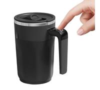Tasse à café auto-essorante | Tasse mélangeur automatique rechargeable de 400 ml avec couvercle | Écran LCD intégré électrique, pour bureau, maison, cuisine, bar, femme,