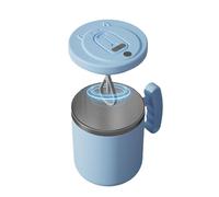 Tasse à café auto-mélangeuse - Bouteille rechargeable anti-fuite de 400 ml - Tasse à mélanger électrique | Pour le matin, la maison, les pauses quotidiennes, le travail, les voyages, la détente, le