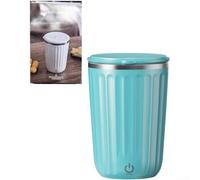 Tasse à café automatique alimentée par USB avec acier inoxydable 304 et fonctions étanches, portable pour la maison et les déplacements (bleu)