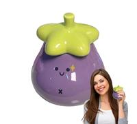 Tasse à café aux légumes, tasse à café aubergine | Tasse à fantaisie aubergine grande tasse en céramique | à thé de dessin animé, grande à en céramique résistante à la