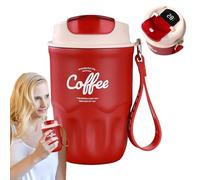 Tasse à café avec affichage de la température - Bouteille d'eau intelligente de 360 ml - Tasse isotherme avec doublure en acier inoxydable pour voyage, café chaud ou boisson glacée - Pour l'extérieur