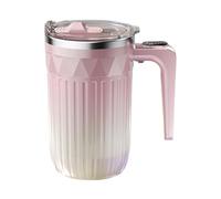 Tasse à café avec agitateur automatique - Tasse 450 ml avec agitateur amovible | Affichage de la température, rechargeable, à café à agitation magnétique | Pour le lait, le cacao, le chocolat, l