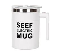 Tasse à café avec agitation automatique - tasse avec agitation automatique, agitateurs électriques pour café | agitateurs en acier inoxydable 400 ml, tasse de mélange électrique portable pour C