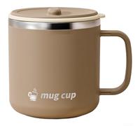 Tasse à café avec couvercle poussoir à une main pour les trajets quotidiens | Fermeture à pression étanche, couvercle à bouton-poussoir, matériaux, s'adapte aux supports de voiture, salle de sport