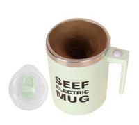 Tasse à café avec couvercle, presse à tasses, 400 ml, agitateurs électriques en acier inoxydable, pour café, thé, chocolat