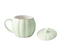 Tasse à café avec couvercle, tasse en céramique résistante à la chaleur, en céramique avec couvercle pour café, thé, lait, jus, maison