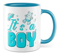 Tasse à café avec inscription « It's a Boy! » - Cadeau de grossesse - Pour maman, papa, fille, garçon, idée de cadeau de naissance, futurs parents, femmes enceintes