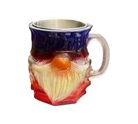 Tasse à café avec livres 3D - Tasse à café fantaisie en résine | Tasse à thé colorée pour lecteurs, décoration de cuisine, cadeau littéraire pour les de bibliothèque, tasse de bibliothèque pour