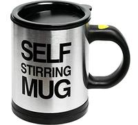 Tasse à café avec mélangeur automatique - Tasse à café électrique amusante en acier inoxydable à mélange automatique et rotatif pour la maison, le bureau, les voyages, meilleure idée de cadeau de Noël