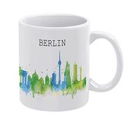 Tasse à café avec motif de la ville de Berlin et de la ville de Berlin - Idée cadeau - 325 ml