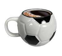 Tasse à café ballon de football - 400 ml Tasse en céramique sphérique créative | Tasse en céramique pour décoration de bureau | Tasse à expresso pour café | Tasse à café | Tasse à café | Tasse de