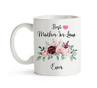 Tasse à café « Best Mother in Law Ever », cadeau de fête des mères pour belle-mère, cadeau de belle-mère, cadeau de la part d'une belle-fille, d'un beau-fils, d'un anniversaire, de Thanksgiving, de