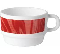 Tasse à café Bormioli Rocco Careware 220 ml, rouge, 12x