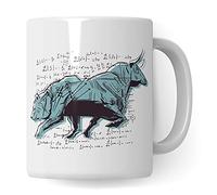 Tasse à café Bulle & Bear - Pour investisseur, actionnaire, bourse, argent Trader - Cadeau d'investir
