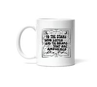 Tasse À Café Cadeau Acotar Velaris Comfort Colors Night Court Symbol, Cadeau pour Les Fans Et Les Céramique Mug Personnalisé Tasse À Thé Durable pour Maman Cadeau d'anniversaire 330Ml