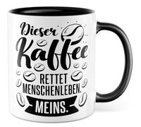 Tasse à café Cadeau Ce café sauve des vies humaines. Moi, tasse à café travail café witz bureau travail travail équipe idée cadeau ironie sarcasme meme drôle tasse à café