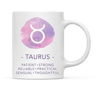 Tasse à cafe Caractéristiques et qualités des signes du zodiaque Mug | Filles Lot de 2-330ml Rillant Mugs Réutilisable Tasses A Cafe Hommes DéPart