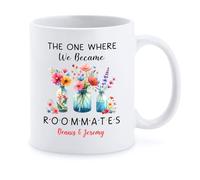 Tasse À Café Celui Où Nous Sommes Devenus Colocataires Mug À Café Personnalisé Céramique Mug Qualité Tasse À Thé pour Cadeau d'anniversaire Souvenir Cadeaux Réconfortants 330Ml