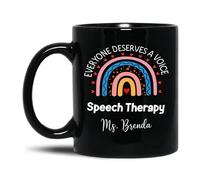 Tasse À Café Chacun Mérite Une Voix : Orthophonie Tasse À Thé Personnalisé Céramique Mug Odeurs Mug pour Cadeaux Réconfortants Meilleures Amies Cadeau d'anniversaire 330Ml