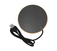 Tasse à café Chauffant, 55 ° C Temporture constante Chauffage de Tasse numérique 3 Niveaux de Bougie USB Intelligent léger pour Voyager à Domicile (Gold)