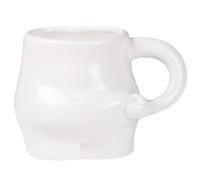 Tasse à café Chubby - Tasse courbée faite à la main, pot en céramique amusant | Tasse à gros ventre mignon corps , tasse à café en céramique d'art fabriquée à la main, vaisselle à thé mignonnes