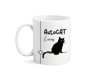 Tasse À Café Conception Architecturale Pour Chats Gobelet De Voyage 330Ml | Tasses à Thé Céramique Élégant Mug pour Travail Pause café Cadeau