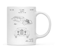 Tasse à café Coupe de conception de concept automobile classique Tasse à | cafe Fans Lot de 2-330ml Humour Mugs Rillant Tasses à café Future MariéE Grand-MèRe